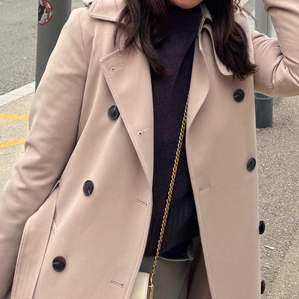 Women's H&M Beige Trench Coat